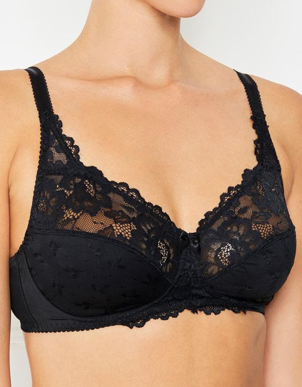 Non-Padded, Non-Wired Lace Bra